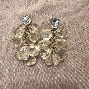 J. Crew rhinestone earrings